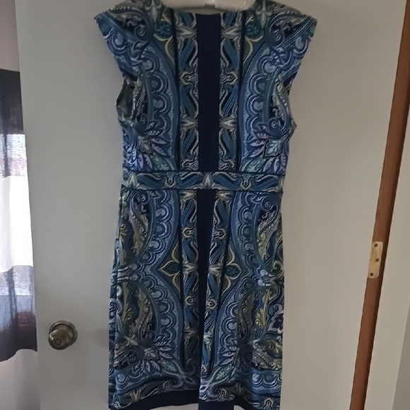 Blue Patterned Dress - Picture 4 of 5